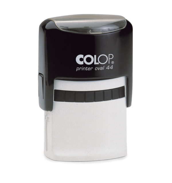 Colop Printer Oval 44 - kompletní razítko (28 x 44 mm) Barva těla razítka a otisku (polštářku): černá