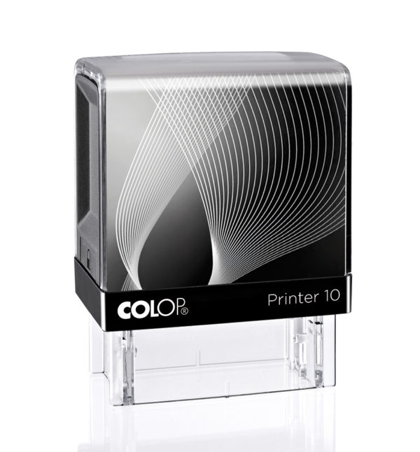 Colop Printer 10 - (10 x 27 mm) - bez štočku a polštářku Barva těla razítka a otisku (polštářku): černá