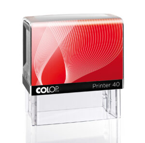 Colop Printer 40 - (23 x 59 mm) - bez štočku a polštářku Barva těla razítka a otisku (polštářku): červená