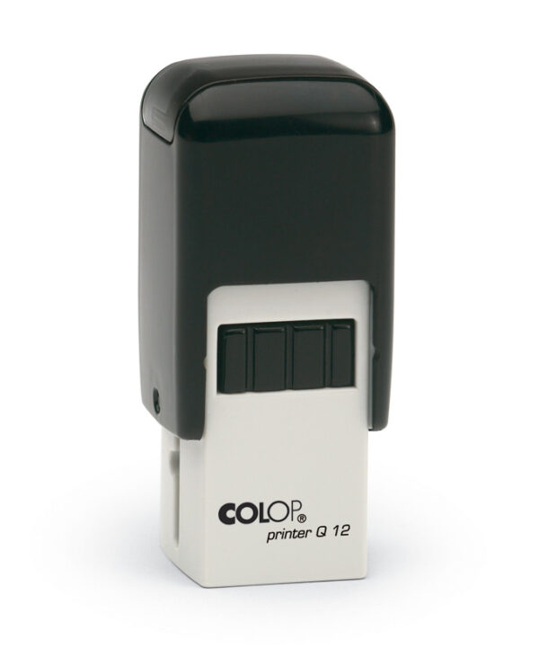 Colop Printer Q 12 - (12 x 12 mm) - bez štočku a polštářku Barvy otisku (polštářku): černá