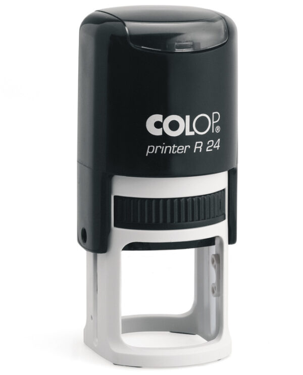 Colop Printer R 24 - (Ø 24 mm) - bez štočku a polštářku Barva těla razítka a otisku (polštářku): černá