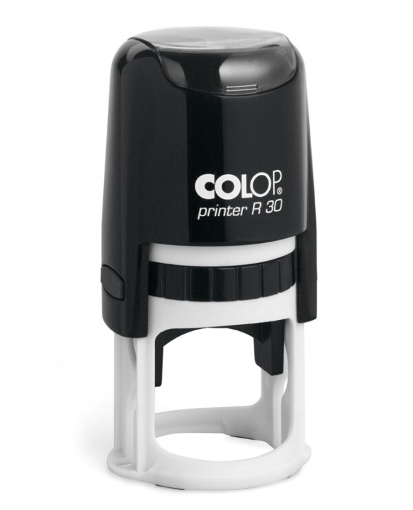 Colop Printer R 30 - (Ø 30 mm) - bez štočku a polštářku Barva těla razítka a otisku (polštářku): černá
