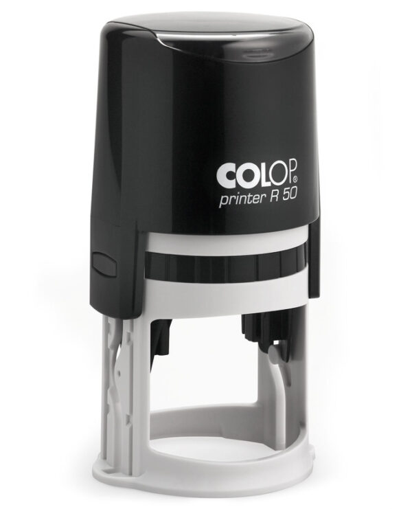 Colop Printer R 50 - (Ø 50 mm) - bez štočku a polštářku Barva těla razítka a otisku (polštářku): černá